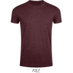 Tričko pánské Sols Imperial Fit heather oxblood