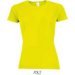 Tričko dámské Sporty Women neon yellow