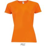 Tričko dámské Sporty Women neon orange