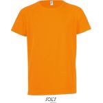 Tričko dětské sportovní Sols Sporty Kids neon orange