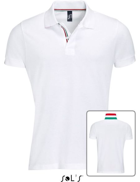 Polokošile pánská Sols Patriot white/red