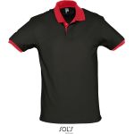 Polokošile pánská Sols Prince black/red