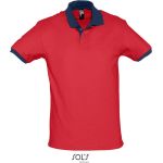 Polokošile pánská Sols Prince red/french navy