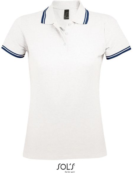 Polokošile dámská Sols Pasadena Women white/navy