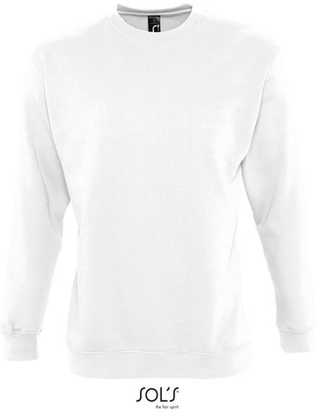 Mikina unisex Sols New Supreme white