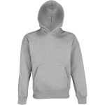 Mikina unisex oversize kapucí Sols Origin grey melange