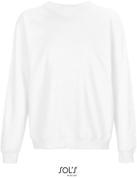 Mikina unisex Sols Columbia white