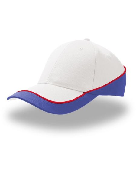 Kšiltovka Atlantis Racing white/royal