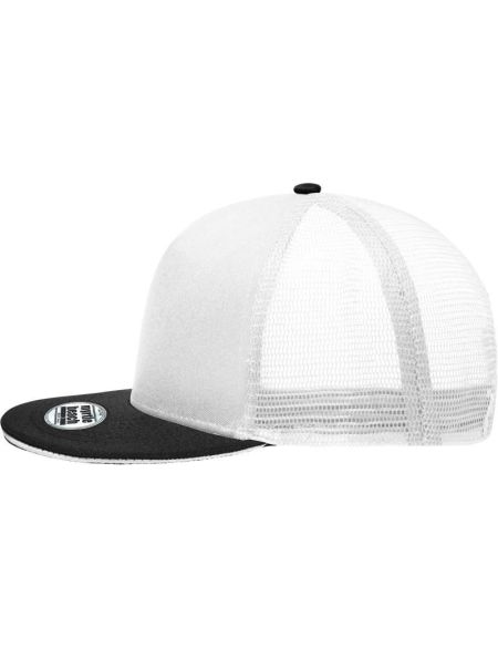 Kšiltovka Pro síťovaná Myrtle Beach MB6636 white/black