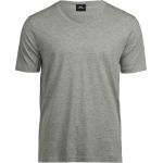 Tričko pánské luxusní s výstřihem do V Tee Jays 5004 heather grey