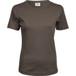 Tričko dámské Interlock Tee Jays 580 chocolate