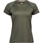 Tričko dámské sportovní CoolDry Tee Jays 7021 olive melange