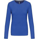 Tričko dámské s dlouhým rukávem Kariban K383  light royal blue