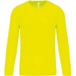 Tričko sportovní s dlouhým rukávem Kariban ProAct PA443 fluorescent yellow