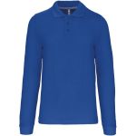 Polokošile pánská piqué s dlouhým rukávem Kariban K243 light royal blue