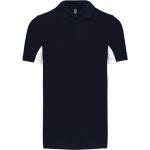 Polokošile pánská 2- barevné piqué sportovní Kariban K232 navy/white