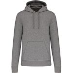 Mikina pánská ekologická s kapucí Kariban K4027 grey heather