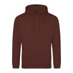 Mikina Just Hoods College Hoodie AWJH001 chocholate fudge brownie