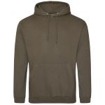 Mikina Just Hoods College Hoodie AWJH001 olive green