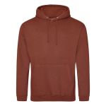 Mikina Just Hoods College Hoodie AWJH001 red rust