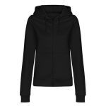 Mikina dámská s kapucí Just Hoods Women´s College Zoodie AWJH0050F deep black