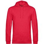 Mikina pánská s kapucí Hoodie heather red