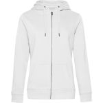 Mikina dámská s kapucí Queen Zipped Hood white