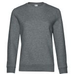 Mikina dámská  bez kapuce Queen Crew Neck heather mid grey