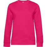 Mikina dámská  bez kapuce Queen Crew Neck magenta pink