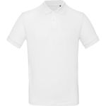 Polokošile pánská Piqué z bio bavlny Inspire Polo men white