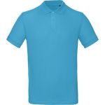 Polokošile pánská Piqué z bio bavlny Inspire Polo very turquoise