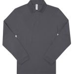 Polokošile piqué s dlouhým rukávem My Polo 180 LSL dark grey