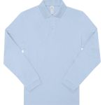 Polokošile piqué s dlouhým rukávem My Polo 180 LSL blush blue