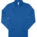 Polokošile piqué s dlouhým rukávem My Polo 180 LSL royal blue