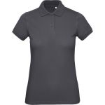 Polokošile dámská Piqué z bio bavlny Inspire Polo women dark grey