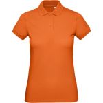 Polokošile dámská Piqué z bio bavlny Inspire Polo urban orange