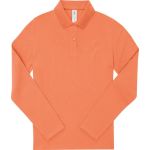 Polokošile dámská piqué s dlouhým rukávem z těžké bavlny My Polo 210 LSL women amalfi coral