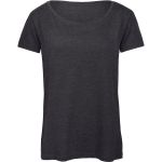 Tričko dámské Triblend women heather dark grey