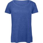 Tričko dámské Triblend women heather royal blue