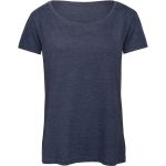 Tričko dámské Triblend women heather navy