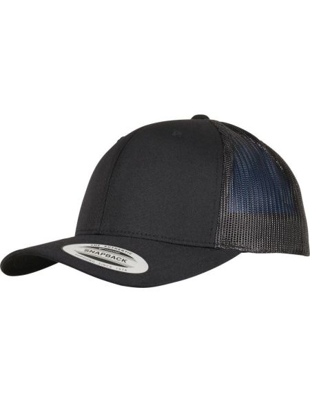 Kšiltovka 6 panelová Trucker Recycled Flexfit 6606RT/6606TR black