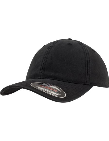 Kšiltovka 6 panelová Dad Hat Flexfit 6997 black