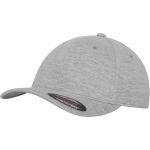 Kšiltovka 6 panelová z dvojitého žerzeje Flexfit 6778/6778T heather grey