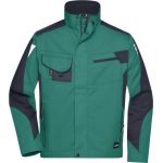 Bunda pracovní Strong James Nicholson JN821 dark green/black