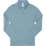 Polokošile dámská piqué s dlouhým rukávem z těžké bavlny My Polo 210 LSL women amalfi blue