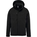 Parka pánská softshellová 3-vrstvá s kapucí Kariban K650 black