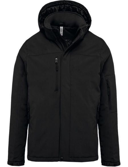 Parka pánská softshellová 3-vrstvá s kapucí Kariban K650 black