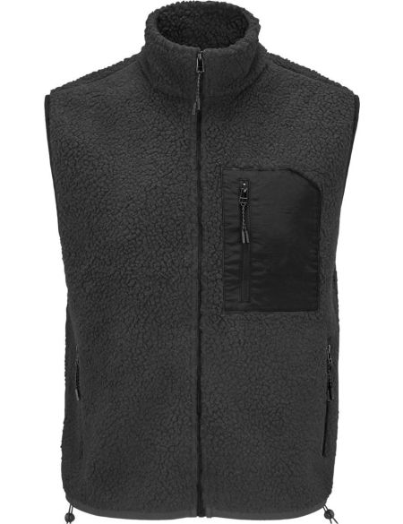 Vesta fleecová Sherpa Sols Fury Bodywarmer carbon grey/black