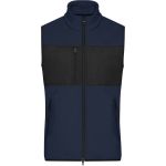 Vesta pánská fleecová James Nicholson JN1310 navy/black